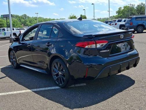 Midnight Black Metallic 2025 Toyota Corolla SE