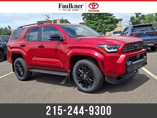 Red 2026 Toyota 4Runner Hybrid Platinum