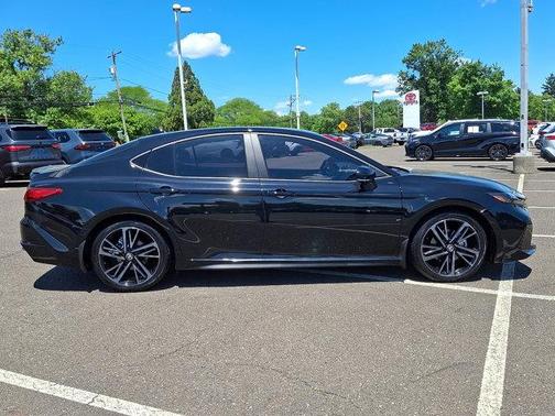 Midnight Black Metallic 2025 Toyota Camry XSE