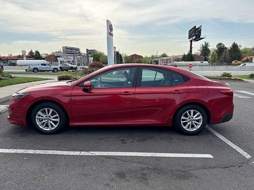 Red 2025 Toyota Camry LE