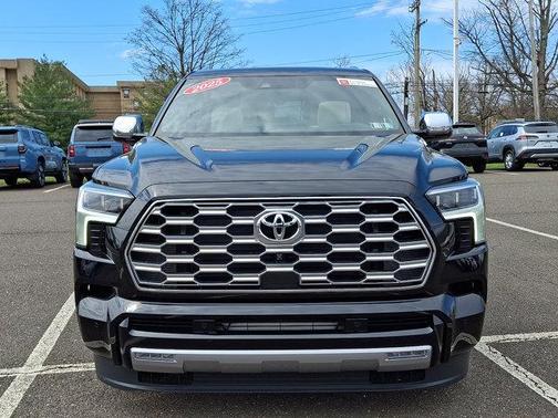 Midnight Black Metallic 2025 Toyota Sequoia Capstone