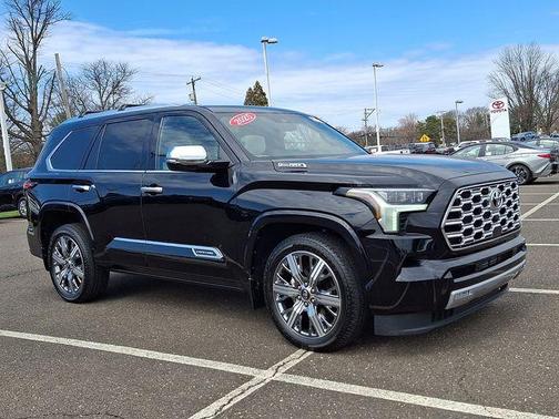 Midnight Black Metallic 2025 Toyota Sequoia Capstone