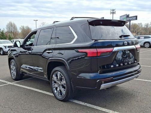 Midnight Black Metallic 2025 Toyota Sequoia Capstone
