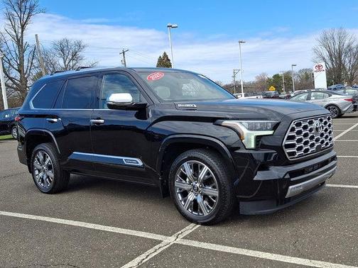 Midnight Black Metallic 2025 Toyota Sequoia Capstone