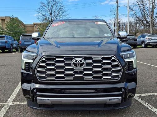 Midnight Black Metallic 2025 Toyota Sequoia Capstone