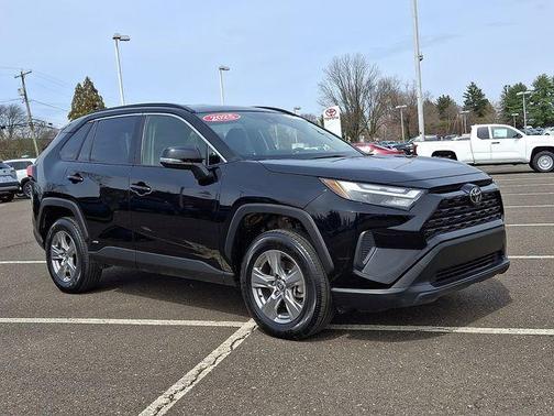 Midnight Black Metallic 2025 Toyota RAV4 Hybrid XLE