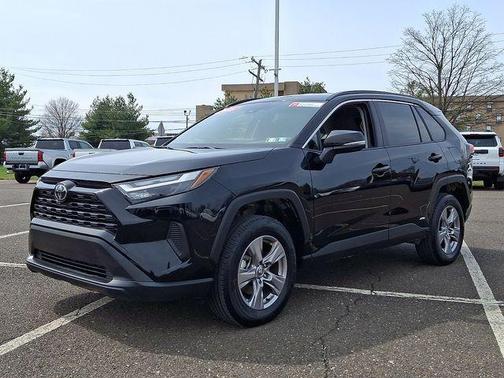 Midnight Black Metallic 2025 Toyota RAV4 Hybrid XLE