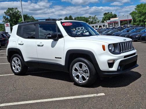 Alpine White Clearcoat 2023 Jeep Renegade Limited