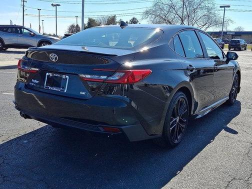 Midnight Black Metallic 2025 Toyota Camry SE