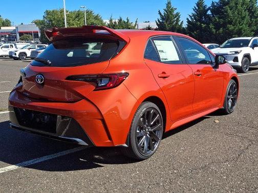Inferno Red 2027 Toyota Corolla Hatchback XSE