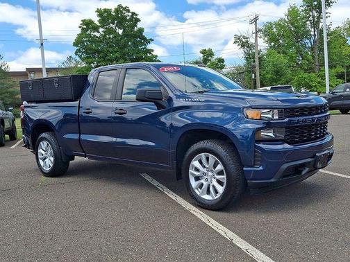 Northsky Blue Metallic 2021 Chevrolet Silverado 1500 Custom