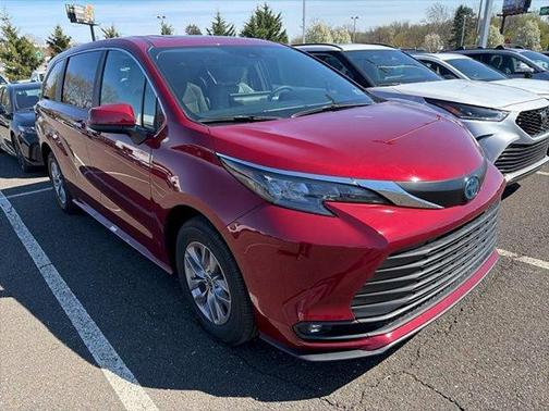 Red 2025 Toyota Sienna XLE