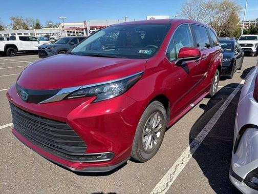 Red 2025 Toyota Sienna XLE
