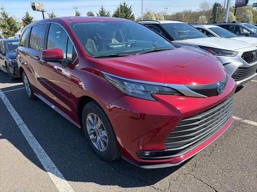 Red 2025 Toyota Sienna XLE