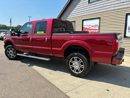 Red 2016 Ford F-350 Lariat Super Duty