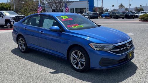 Rising Blue Metallic 2024 Volkswagen Jetta 1.5T SE
