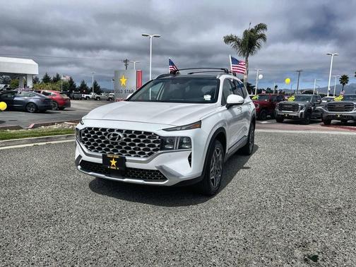 Quartz White 2022 Hyundai SANTA FE Limited