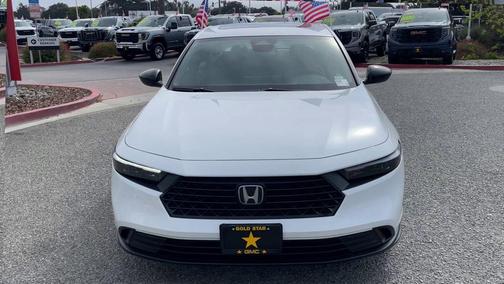 Platinum White Pearl 2026 Honda Accord Hybrid Sport