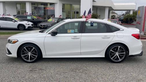 Platinum White Pearl 2022 Honda Civic Touring