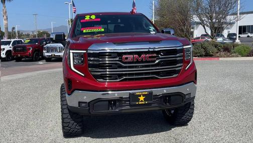 Volcanic Red Tintcoat 2024 GMC Sierra 1500 SLT