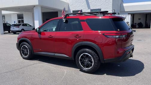 Scarlet Ember Tintcoat 2025 Nissan Pathfinder Rock Creek 4WD