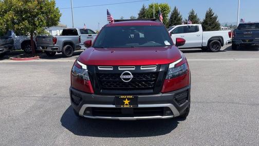 Scarlet Ember Tintcoat 2025 Nissan Pathfinder Rock Creek 4WD
