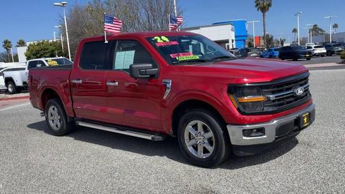 RAPID RED MET TINTED CC 2024 Ford F-150 XLT