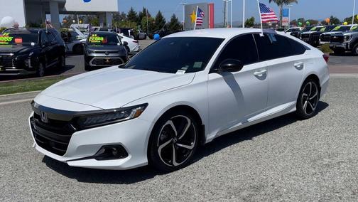 Platinum White Pearl 2022 Honda Accord Sport 1.5T