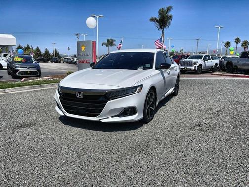 Platinum White Pearl 2022 Honda Accord Sport 1.5T
