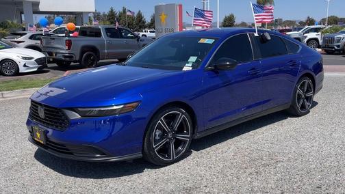 Still Night Pearl 2024 Honda Accord Hybrid Sport