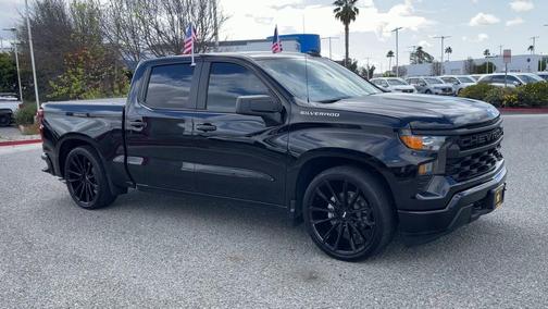 Black 2024 Chevrolet Silverado 1500 Custom