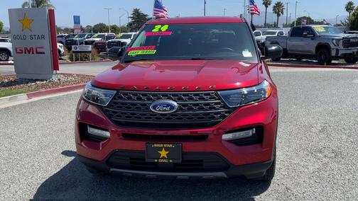 RAPID RED MET TINTED CC 2024 Ford Explorer XLT