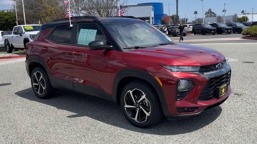 Crimson Metallic 2023 Chevrolet Trailblazer RS