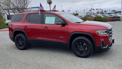 Volcanic Red Tintcoat 2023 GMC Acadia AWD AT4