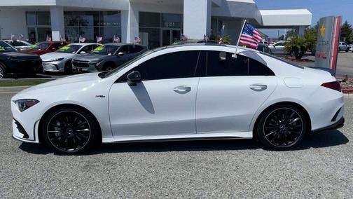Polar White 2023 Mercedes-Benz AMG CLA 35 4MATIC