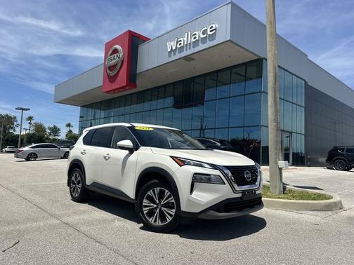 White 2021 Nissan Rogue SV