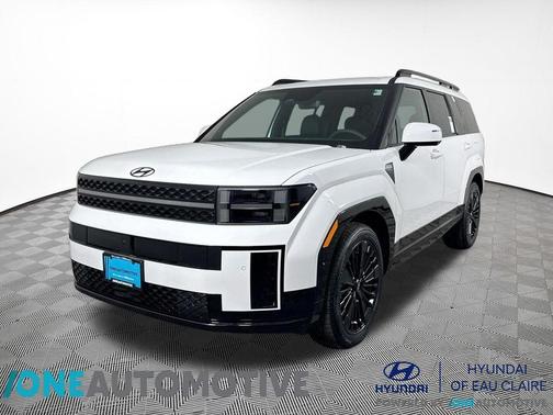 Serenity White 2026 Hyundai SANTA FE HEV Calligraphy