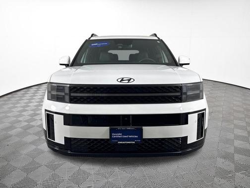 Serenity White 2026 Hyundai SANTA FE HEV Calligraphy