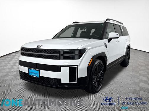 Serenity White 2026 Hyundai SANTA FE HEV Calligraphy