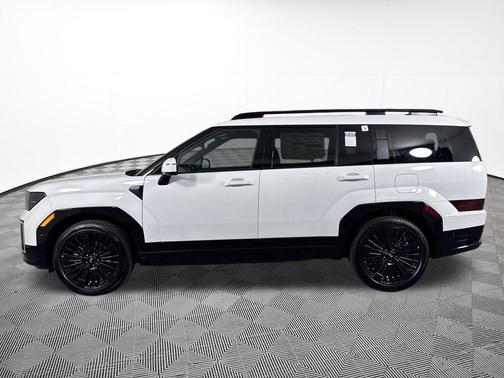 Serenity White 2026 Hyundai SANTA FE HEV Calligraphy