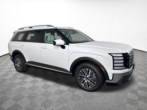 White Pearl 2026 Hyundai Palisade Hybrid SEL 8P