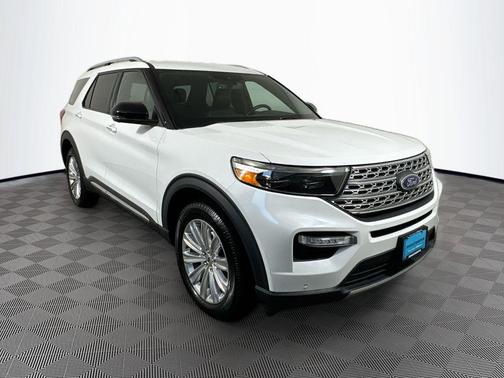 Star White Metallic Tri-Coat 2020 Ford Explorer Limited