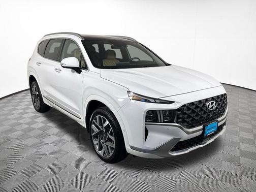 Serenity White Pearl 2023 Hyundai SANTA FE Calligraphy