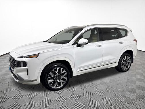 Serenity White Pearl 2023 Hyundai SANTA FE Calligraphy