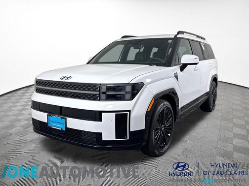 Serenity White 2026 Hyundai SANTA FE HEV Calligraphy