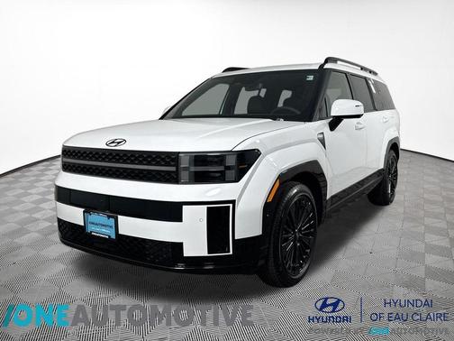 Serenity White 2026 Hyundai SANTA FE HEV Calligraphy