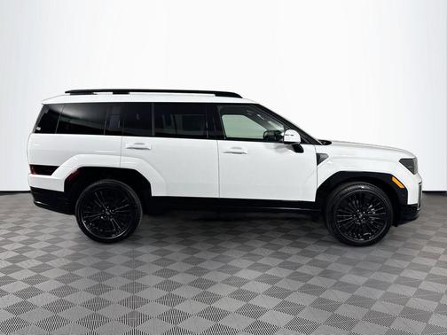 Serenity White 2026 Hyundai SANTA FE HEV Calligraphy