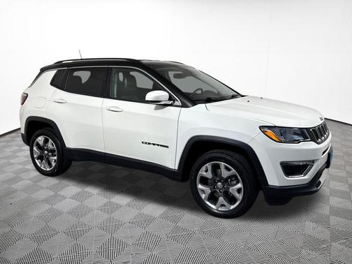 White Clearcoat 2021 Jeep Compass Limited
