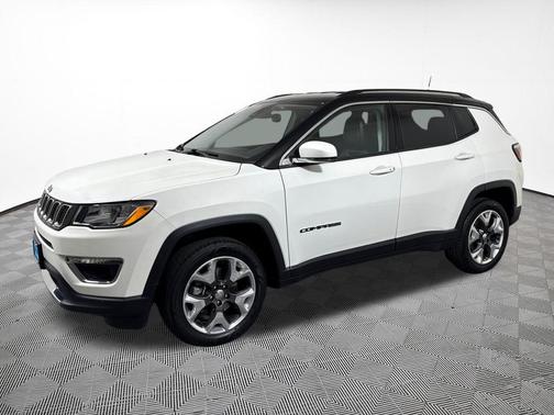 White Clearcoat 2021 Jeep Compass Limited