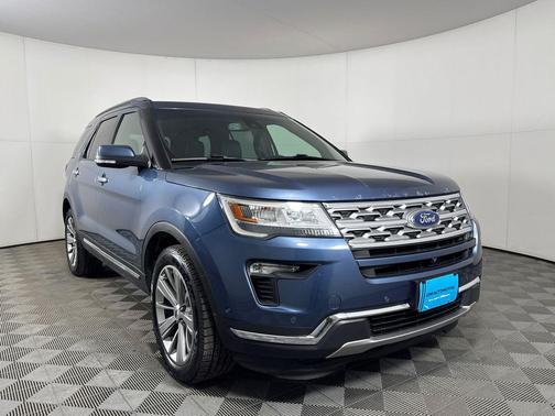 Blue Metallic 2018 Ford Explorer Limited
